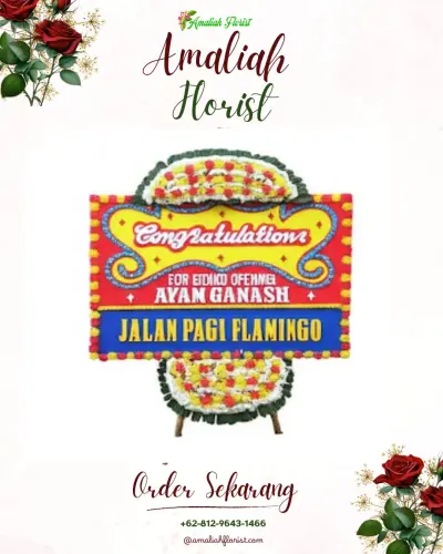 Bunga Papan Congratulation di Ujung Gurun